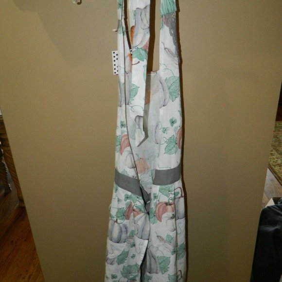 Simply Whimsical Kitchen Cooking Apron Pumpkins Fall (GG-28) - Picture 3 of 4